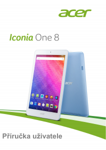 Manuál Acer Iconia One 8 B1-830 Tablet
