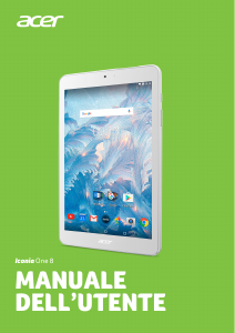 Manuale Acer Iconia One 8 B1-860A Tablet