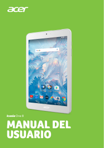 Manual de uso Acer Iconia One 8 B1-860A Tablet