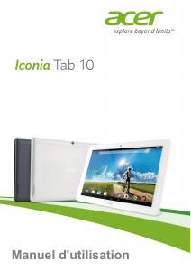 Mode d’emploi Acer Iconia Tab 10 A3-A20FHD Tablette