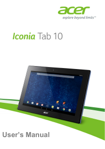 Manual Acer Iconia Tab 10 A3-A30 Tablet