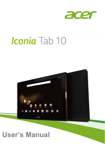 Manual Acer Iconia Tab 10 A3-A40 Tablet