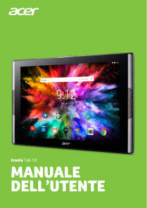 Manuale Acer Iconia Tab 10 A3-A50 Tablet