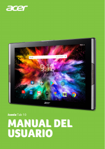 Manual de uso Acer Iconia Tab 10 A3-A50 Tablet