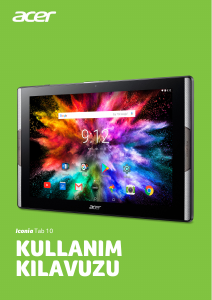 Kullanım kılavuzu Acer Iconia Tab 10 A3-A50 Tablet