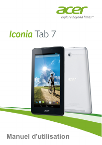 Mode d’emploi Acer Iconia Tab 7 A1-713HD Tablette