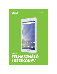 Használati útmutató Acer Iconia Talk 7 B1-733 Táblagép