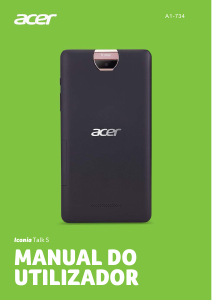 Manual Acer Iconia Talk S A1-734 Tablet
