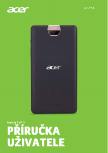 Manuál Acer Iconia Talk S A1-734 Tablet