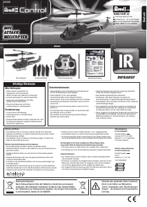 Manual de uso Revell set 24026 Hue Attack Helicóptero radiocontrol