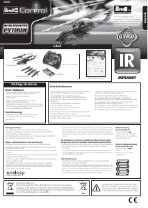 Manuale Revell set 24043 Python Elicottero radiocomandato