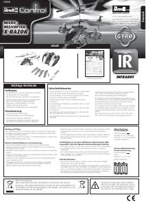 Manual de uso Revell set 24048 X-Razor Helicóptero radiocontrol