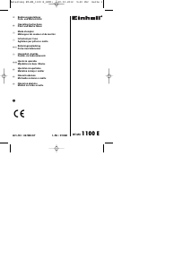 Bedienungsanleitung Einhell BT-MX 1100 E Handrührwerk