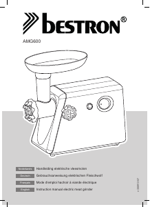 Bedienungsanleitung Bestron AMG600 Fleischwolf