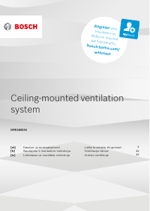 Rokasgrāmata Bosch DRR18BS25 Tvaika nosūcējs