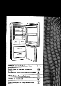 Handleiding Indesit CG 1255 Koel-vries combinatie