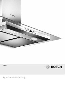 Mode d’emploi Bosch DWK098E61 Hotte aspirante