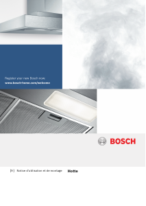 Mode d’emploi Bosch DWP64BC50B Hotte aspirante