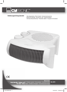 Manual de uso Clatronic HL 3379 Calefactor