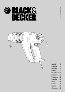 Manuale Black and Decker KX2000K Pistola ad aria calda