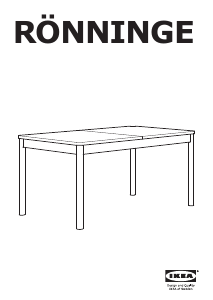 Manual IKEA RONNINGE Dining Table