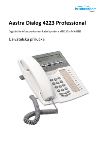 Manuál Aastra 4223 Dialog Telefon