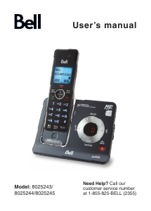 Handleiding Bell 8025243 Draadloze telefoon