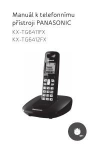 Manuál Panasonic KX-TG6412FX (UPC) Bezdrátový telefon