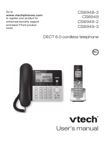Manual Vtech CS6948-3 Wireless Phone