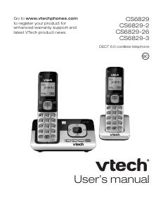 Manual Vtech CS6829-2 Wireless Phone