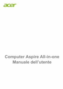 Manuale Acer Aspire C22-820 Desktop