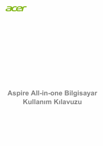 Kullanım kılavuzu Acer Aspire C22-860 Masaüstü bilgisayar