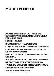 Mode d’emploi Whirlpool AKT 155/IX Table de cuisson