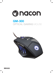 Manual de uso Nacon GM-300 Ratón
