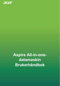 Bruksanvisning Acer Aspire C22-960 Datamaskin