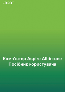 Посібник Acer Aspire C22-960 Настільний комп'ютер