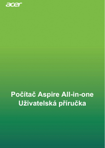 Manuál Acer Aspire C22-962 Stolní počítač