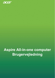 Brugsanvisning Acer Aspire C22-962 Stationær computer