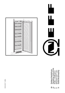 Manuale Neff G8120X0 Congelatore
