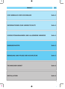 Bedienungsanleitung Whirlpool AKM 332/WH Kochfeld