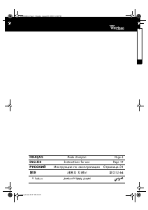 Mode d’emploi Whirlpool AWM 5080/1 Lave-linge