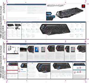 Brugsanvisning Mad Catz S.T.R.I.K.E. M Tastatur