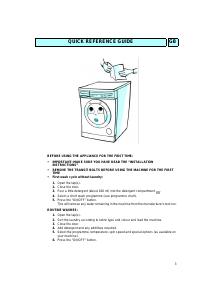 Manual Whirlpool AWM 324/3 Washing Machine