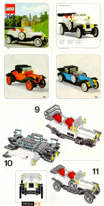 Manual Lego set 395 Hobby Set 1909 Rolls Royce