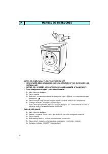 Manual Whirlpool AWM 466/3 Máquina de lavar roupa