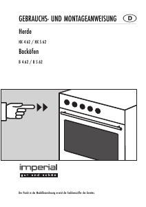 Bedienungsanleitung Imperial HX 5.62 Herd