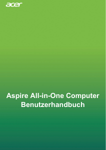 Bedienungsanleitung Acer Aspire C27-865 Desktop