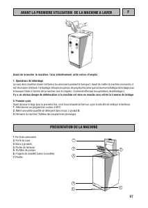 Mode d’emploi Whirlpool AWG 640-2/WP Lave-linge