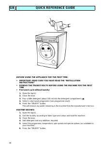 Manual Whirlpool AWM 4610 Washing Machine