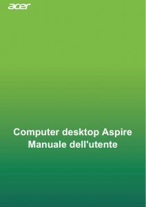 Manuale Acer Aspire TC-390 Desktop